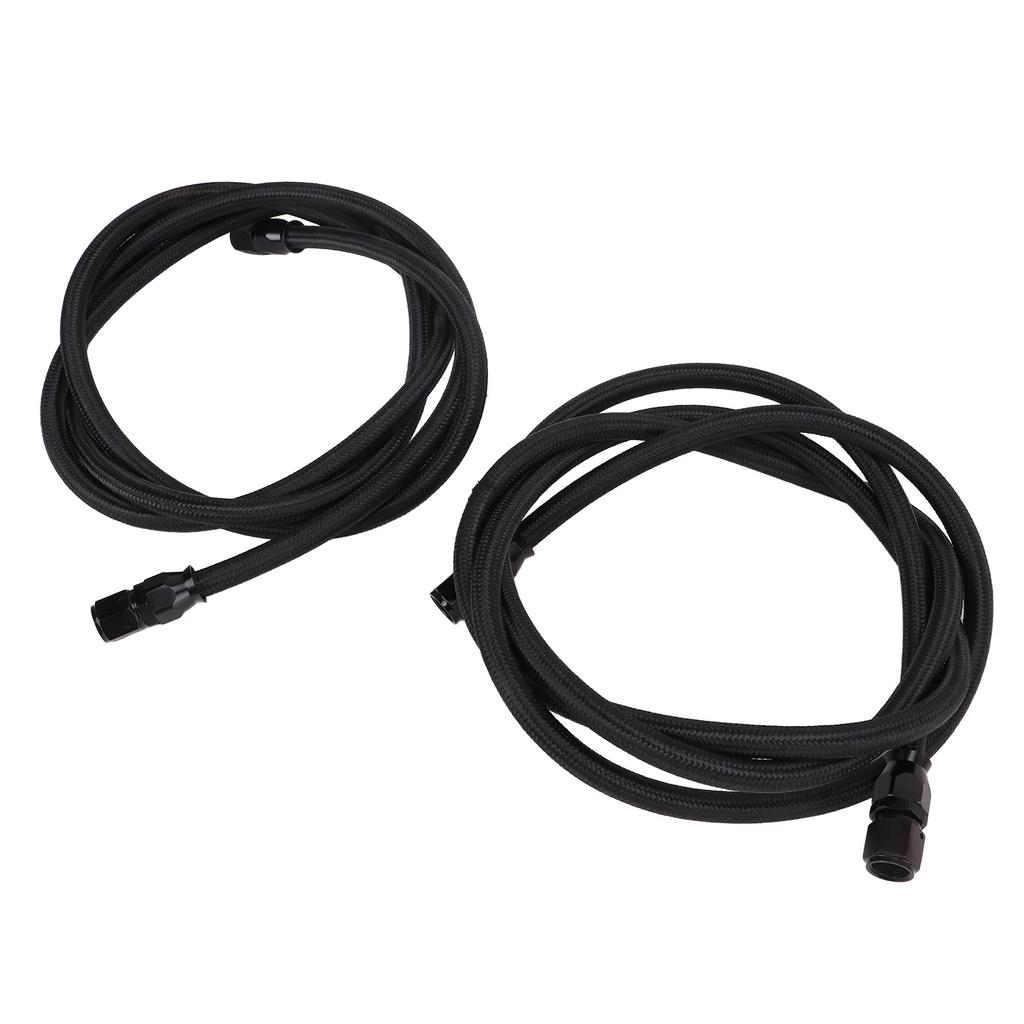 7FT PTFE Tansmission Cooler Line Hose with 6AN Fittings for 4L60 700R4 TH350TH400 Trans