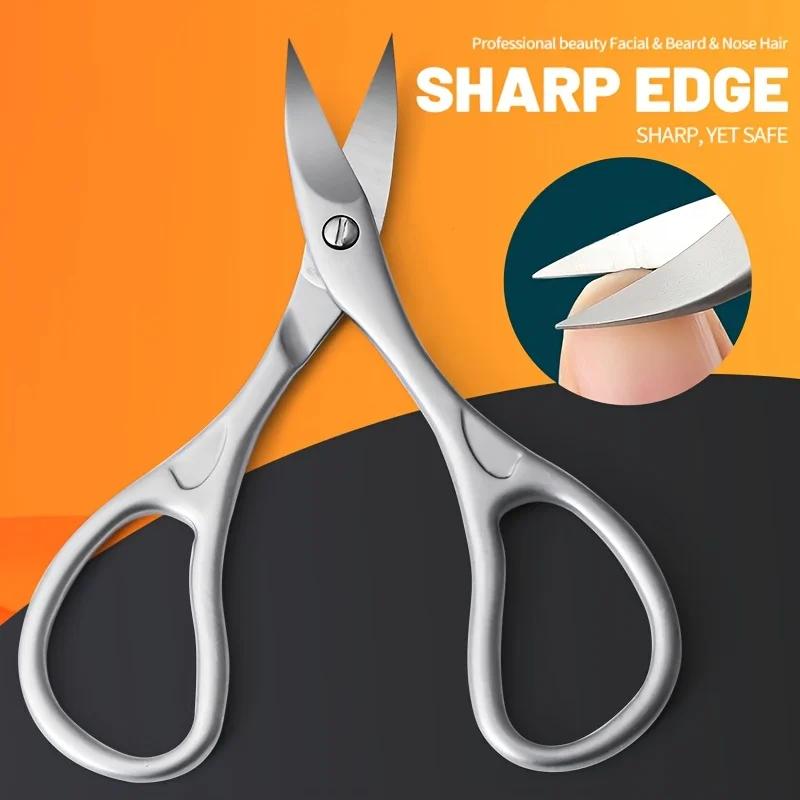 Xiaomi 1pc Professional Stainless Steel Nail Scissors Curved Ergonomic Design Precise Cutting Suitable for Fingernails Toenails