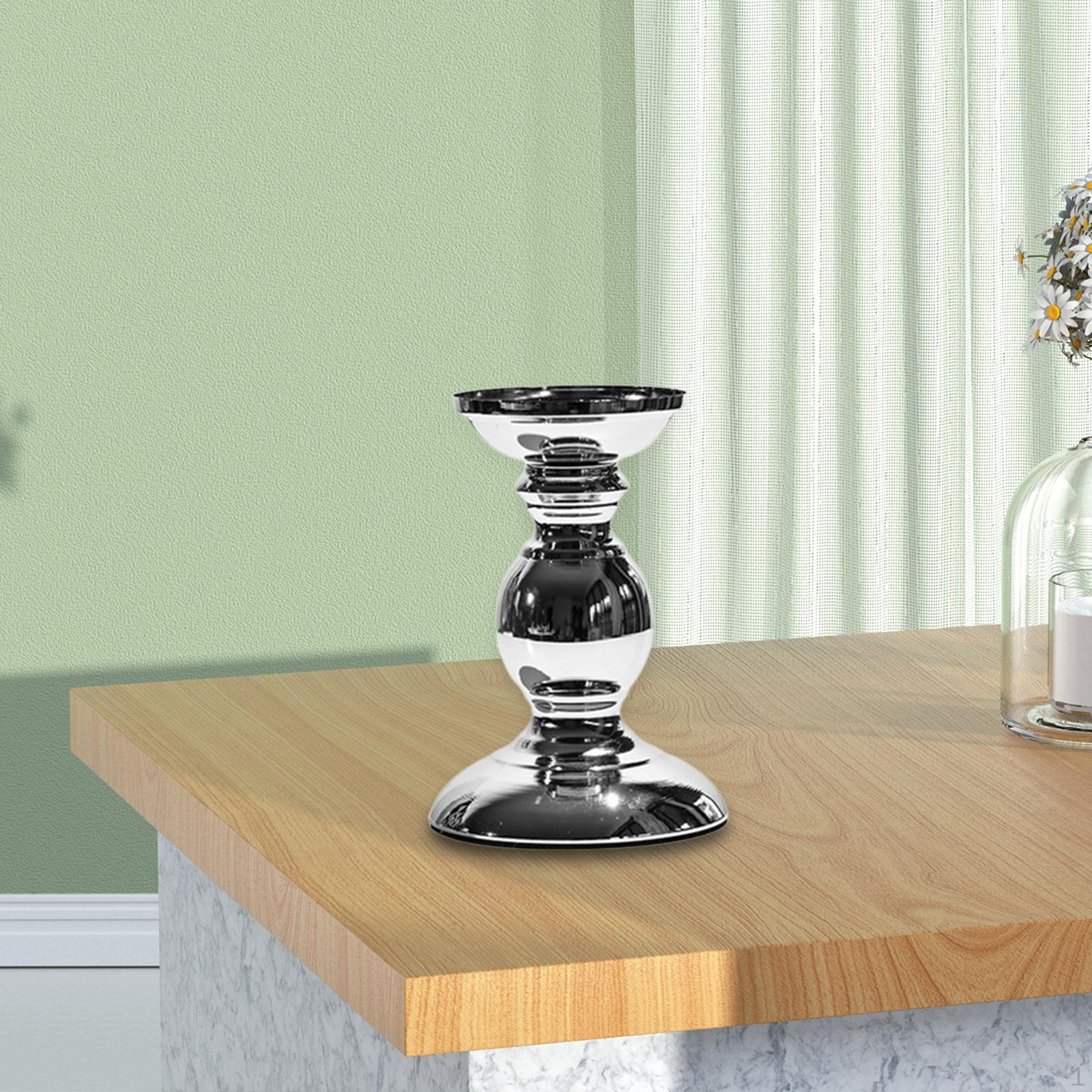 

Подсвечник пластина железный подсвечник подставка для чая для рождественских подарков Style A