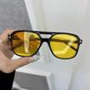 Fashion Sunglasses Women Men Square Plastic Vintage Stylish Oversized Ladies Sun Glasses Retro Vacation