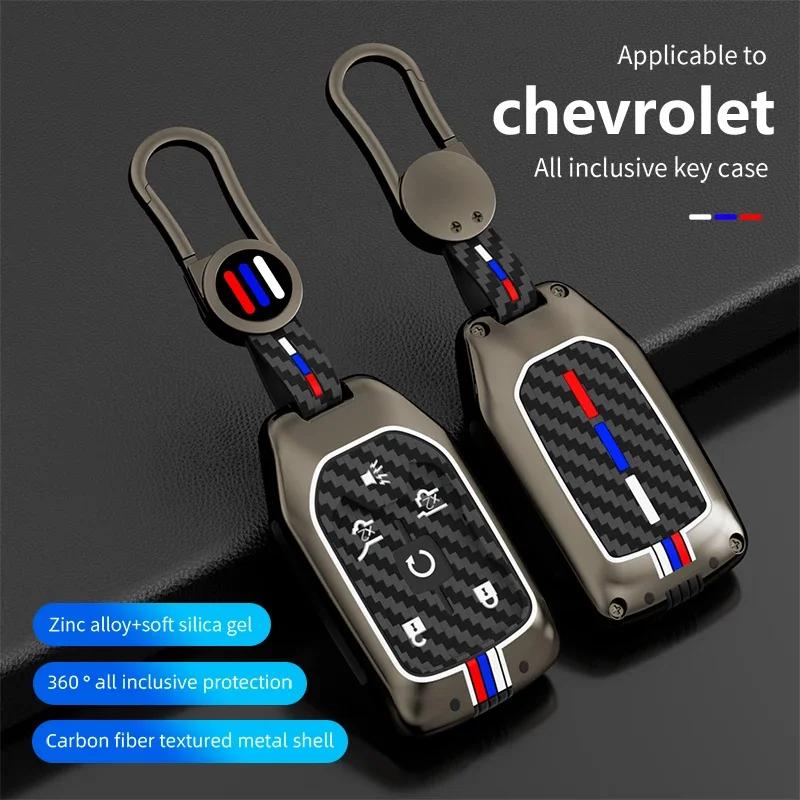 Auto Smart Key Fob Cover Case Fit For Chevrolet Colorado Silverado 1500 2500Hd 3500Hd Gmc Yukon Sierra Canyon Auto Key Ring Auto Accessories