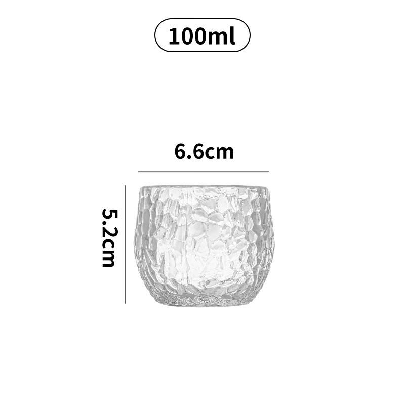 Shangqi Home Kung Fu Transparent Glass Tea Cups