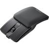Sanwa Supply Bluetooth Mouse, Compact, Sliding Design, 5 Buttons, Quiet, Rechargeable, Black, MA-BBS526GY
