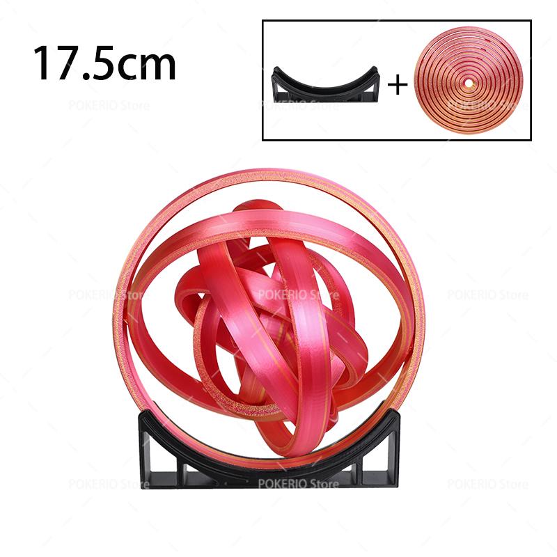 Hot 3D Fidget Spinner Rotating Ball Toy Creative Fingertip Gyroscope Gravity Rotation Anxiety Relief Novelty Decompression Toy