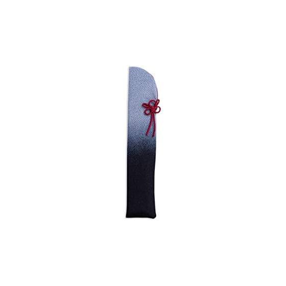 Kyoto Geibido Fan Holder 22.5cm Gradient Woman Holder Japanese Miscellaneous Goods Made in Japan (Black)