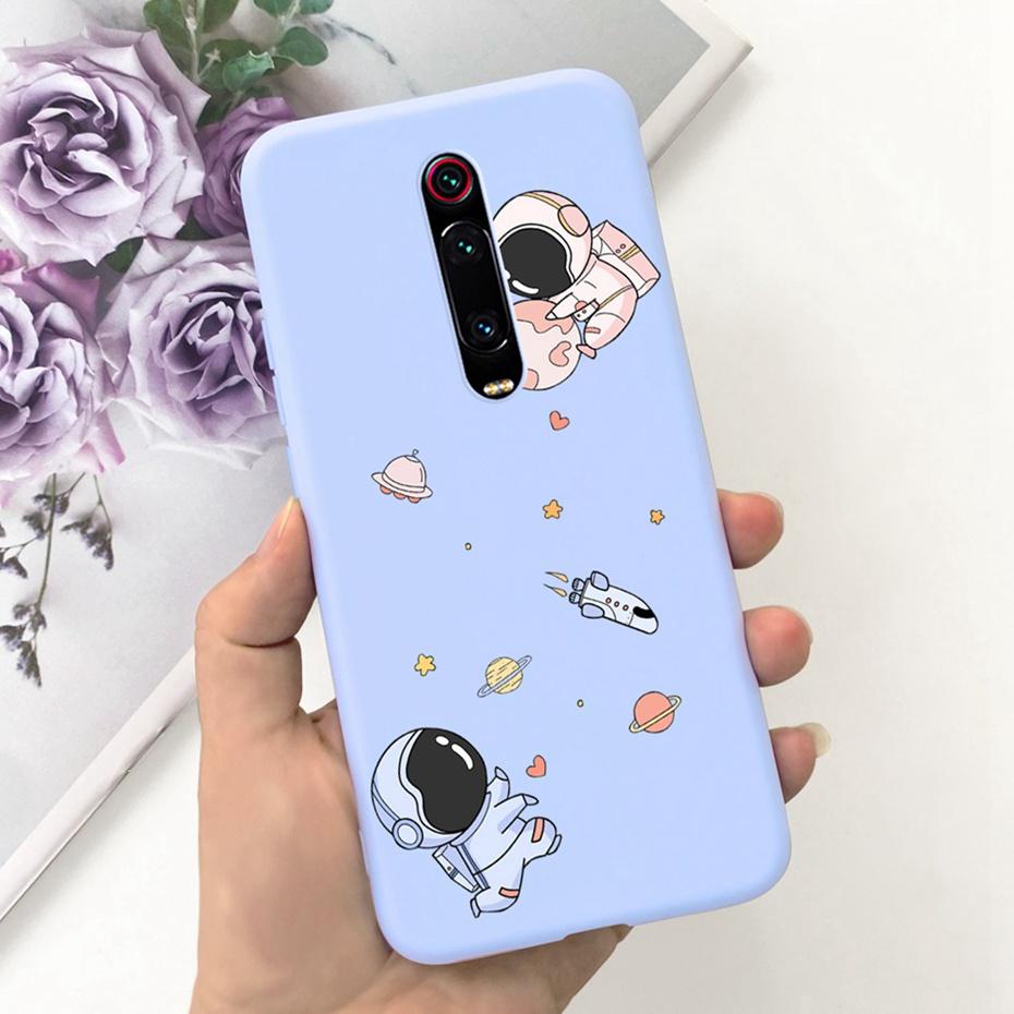 Kreslený obal pro Xiaomi Mi 9T Pro Mi9T Roztomilý barevný měkký silikonový zadní kryt pro Xiaomi Mi 9T 9 T 9TPro Pouzdra na telefon