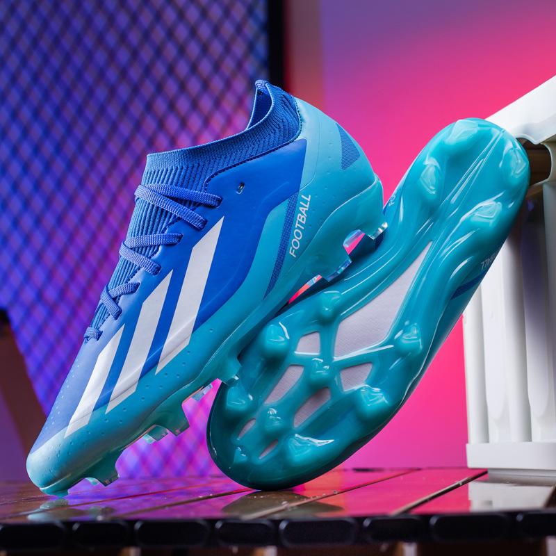 Male and female youth football shoes outdoor sports shoes lawn training game AG long nails TF broken nails football shoes