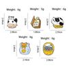 Cute Cartoon Cat Brooch - Fun, Versatile Alloy Badge for Bags & Clothing Accessories