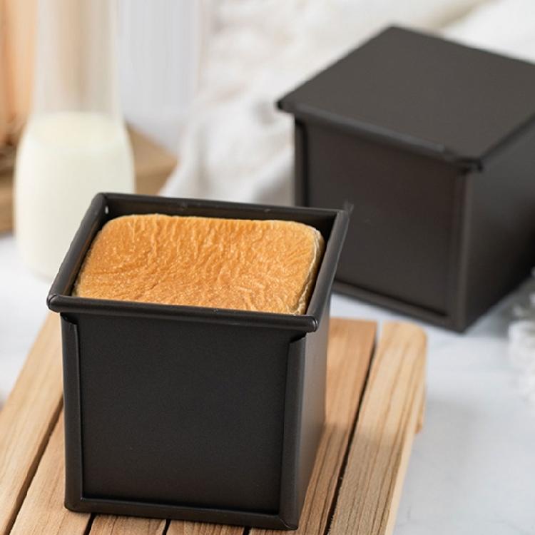 Convenient 10CM Cube Toast Box Metal Baking Mold for Toasts and Pastries Kitchen Aluminum Alloy Breakfast Bread Mould