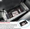 Console Organizer for 2022-2026 Lexus NX/RZ Accessories Armrest Storage Tray Black ABS High Quality Easy Install Space Saving