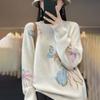 Sweater for Women Autumn Winter Thickened Pullover Warm Knitted Stretchy Long Sleeve Oversize Jumper Tops