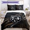 Lens FC Printed 3PCS Bedding Set Breathable Duvet Cover with Pillowcases Decorative Bed Linen for Bedroom Home
