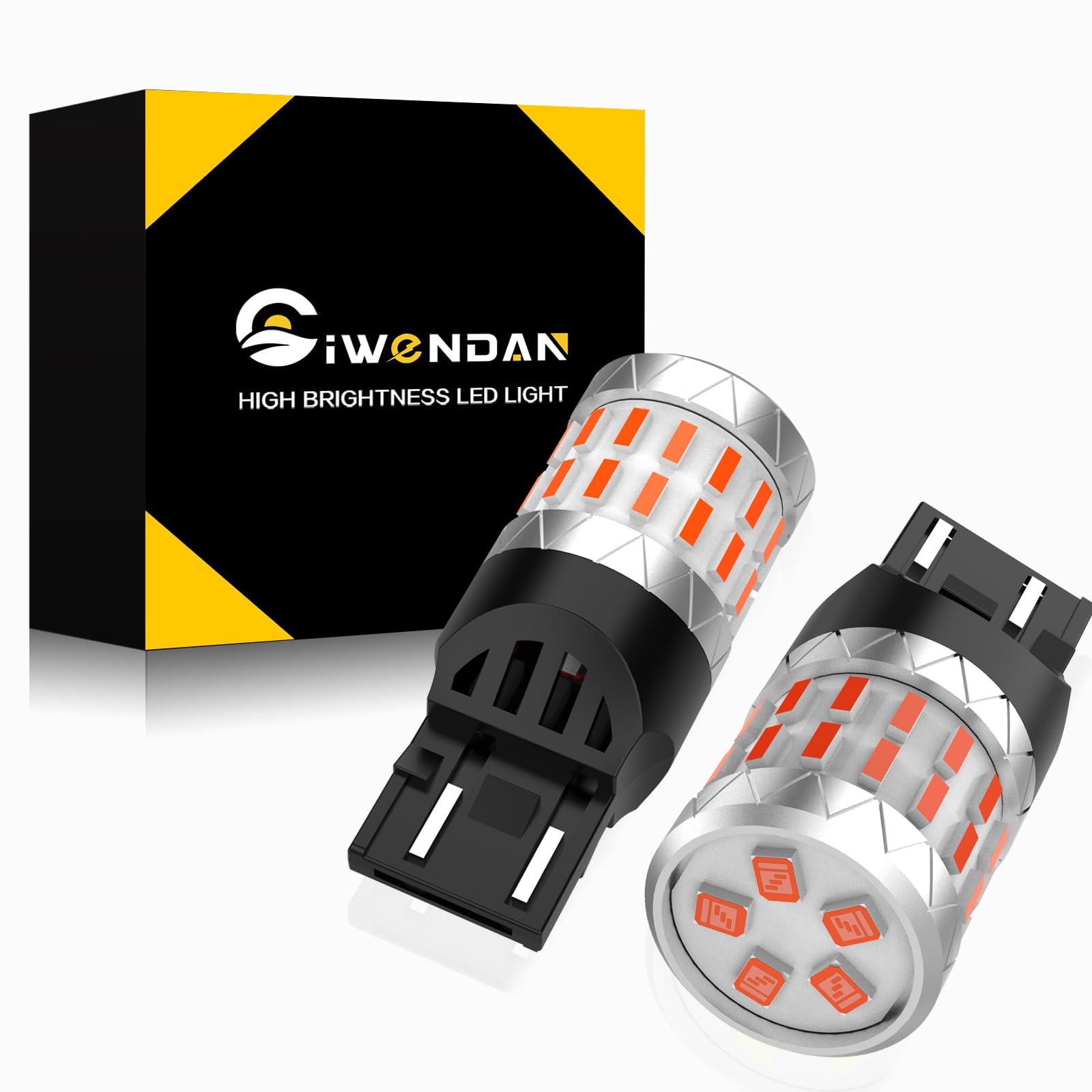 

CIWENDAN T20 Double Red Explosion LED Brake Light, Tail Lamp, Stop Lamp, High Brightness, T20 double красный