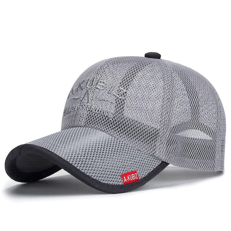 Unisex Summer Mesh Sun Hat: Breathable, Adjustable, Soft Top Baseball Cap for Youth