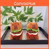 Adorable Hamburger Capybara Plush Keychain Soft Toy For Collectors And Gift Lovers