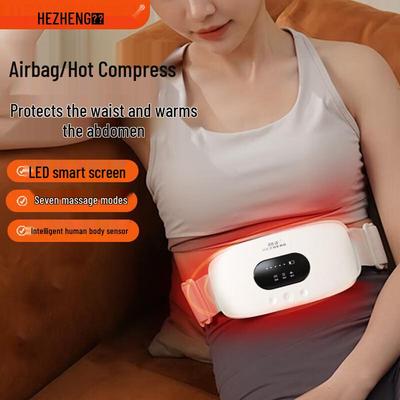 Hezheng Smart Abdominal & Waist Massager with Hot Compress CN Plug (adapter Included)
