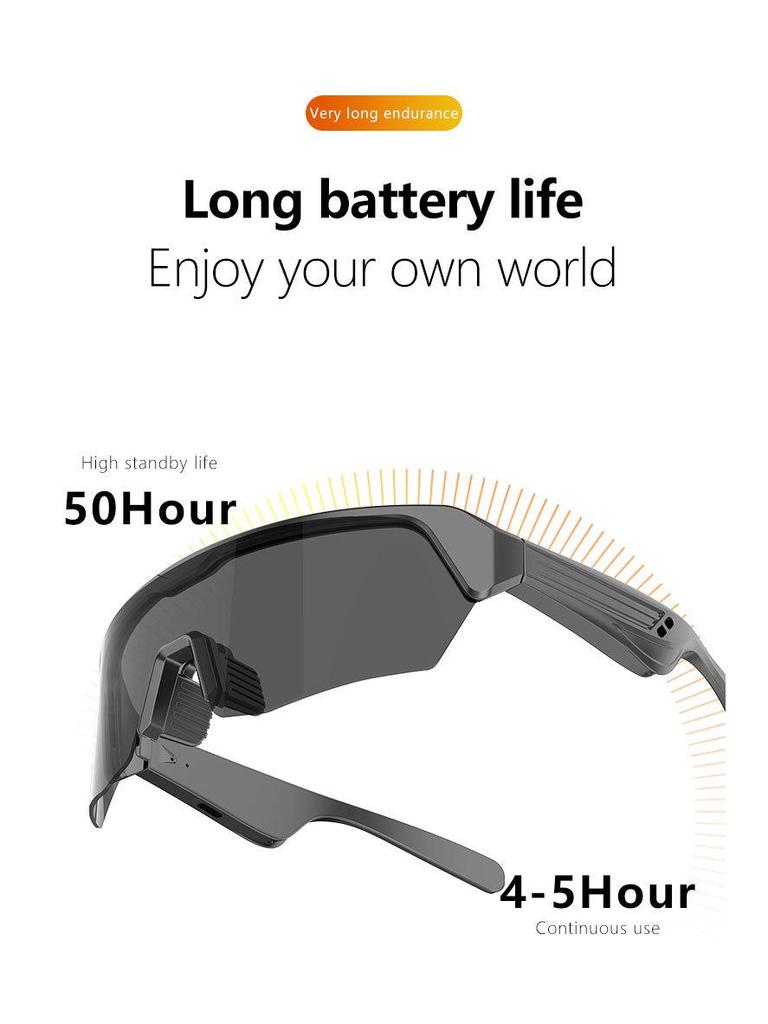 Bestseller Sportliche Bluetooth Smart Cycling Sonnenbrille YJ006: Musik, Anrufe, UV-Schutz