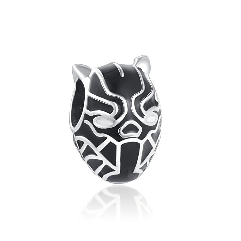 Fashion 925 Silver Halloween Gift Cross Angel Bat Clown Phoenix Charms Beads Fit Original Bracelet Trinkets Accessories