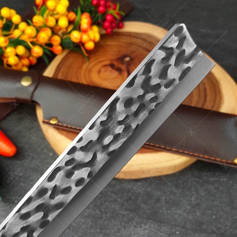 Chopping Knife Household Meat Cleaver Professional Hand Forged Multi-purpose Kitchen Knife Cutting Chicken Duck Fish Sharp Knife