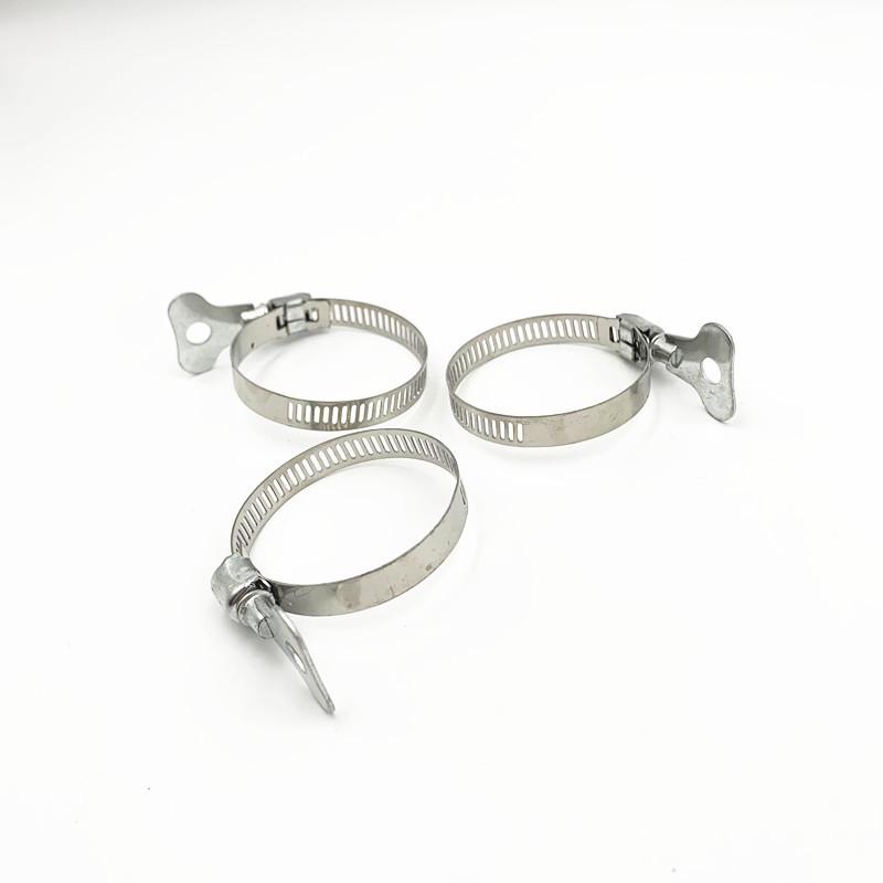 Colier pentru furtun din oțel inoxidabil, stil american, strâns manual, pentru țevi de apă