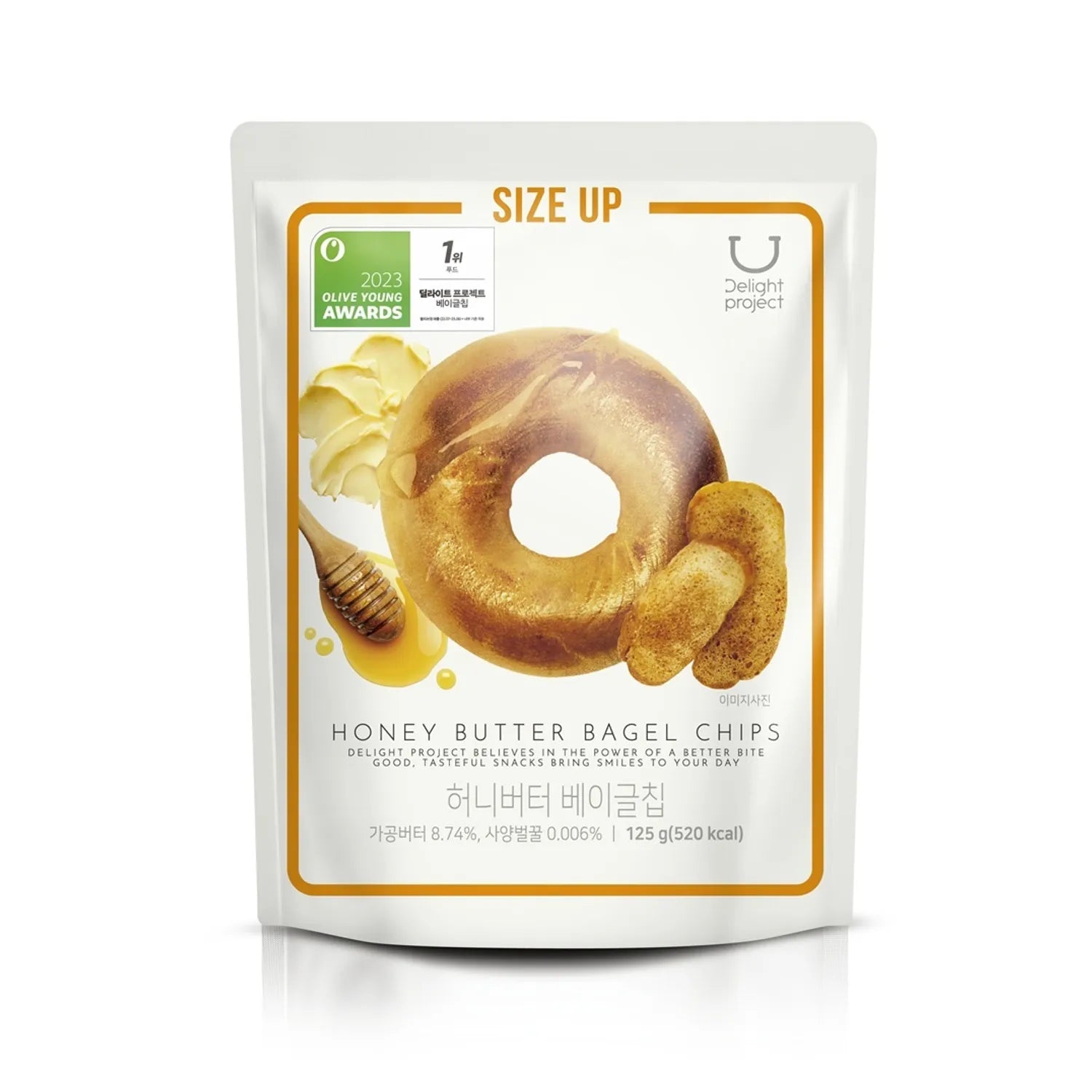 Delight project Honey Butter Bagel Chips 125g/3bag Bagel Chips 125g/3bag