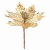 Glitter Flower Decor Simulated Xmas Tree Flower for Holiday Party Height 25cm Diameter 20cm