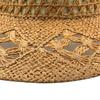 Wide Brim Hollow Straw Hat Curled Sun Hat Breathable Western Cowboy Cap  Summer