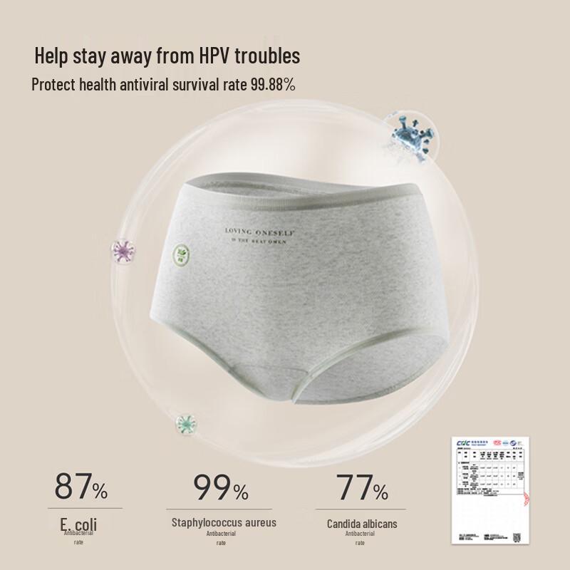 Ordifen Women's Antibacterial Pure Cotton Briefs