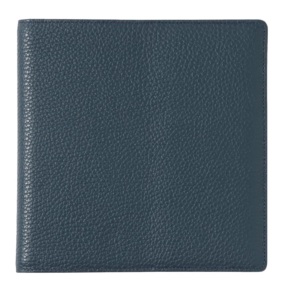 

QUOVADIS Genuine Leather Planner Cover 16x16cm Navy (Cowhide) French Classic (qv16x1628nv)