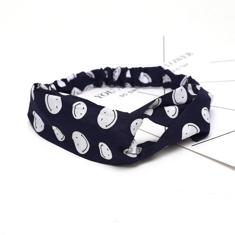 Fashion Bohemian Headband Print Hairbands For Women Girls Vintage Cross Knot Turban Bandanas Headwear Hair Accessories