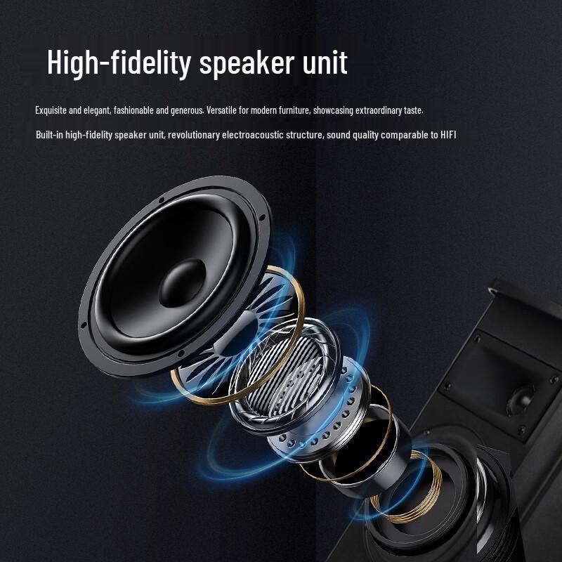 COOMA Professional Wall-Mounted Column Speaker CN plug (adapter included)