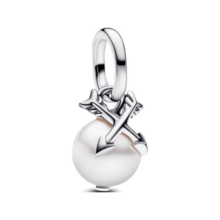 Pandora Double Arrow Heart Mini Design Pendant Women pendant Silver 793687CO1 Box