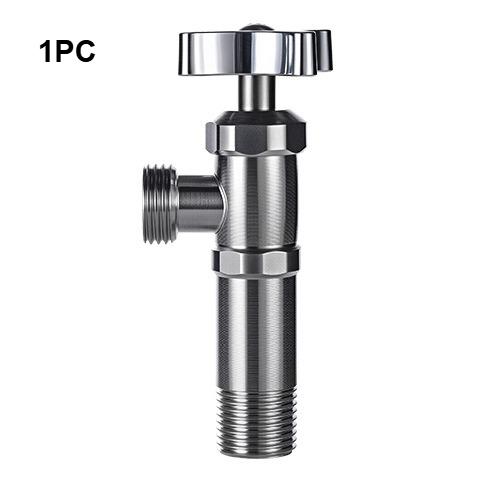 Household Bathroom Water Heater Angle Valve 304 Stainless Steel Large-flow Cold and Hot Water Triangular Valve 1/2PC