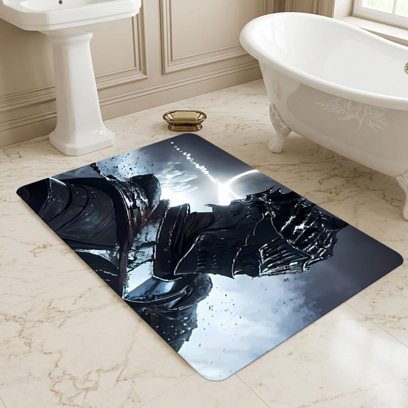 Knight Armor Living Room Nonslip Area Rug Soft Carpet For Bedroom Game Playroom Sofa Office Home Decor Doormat Christmas Gift C929768