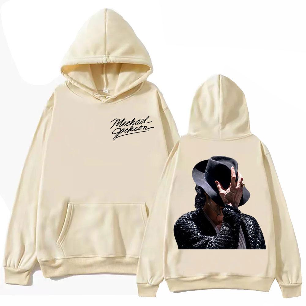 90'S Singer Michajackson Graphic Hoodies Fashion Rock Vintage Hooded Sweatshirts Men Women Casual Fleece Oversized Pullovers