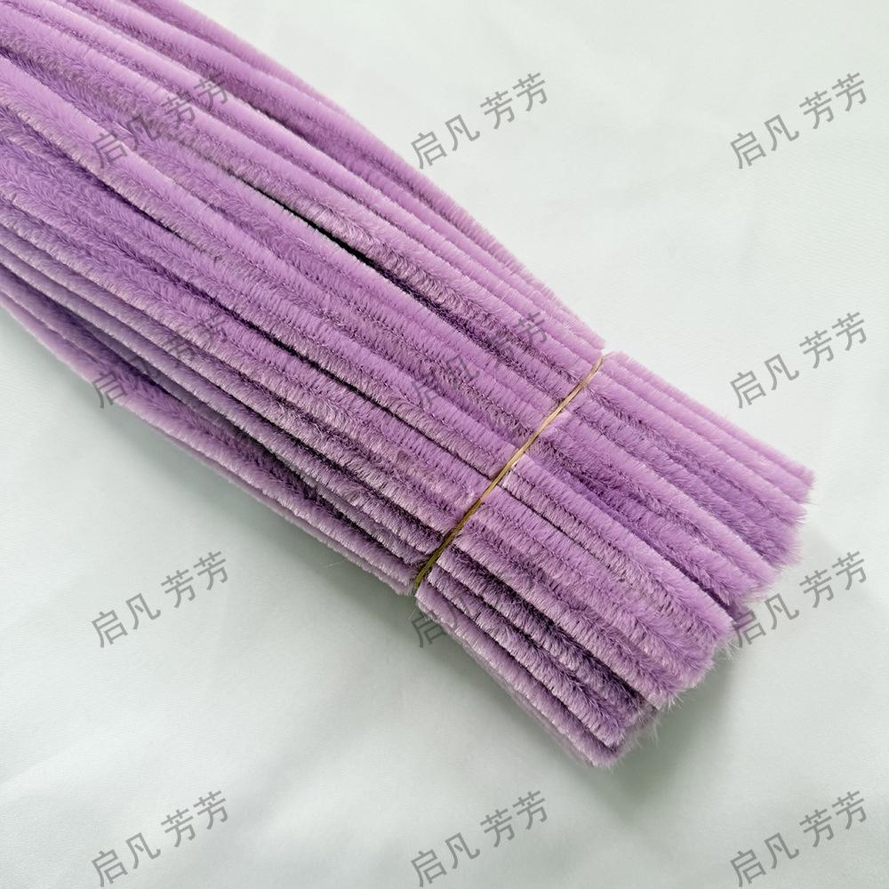 8mm Macaron Color Encrypted Twist Ties Chenille Stems for DIY Toys