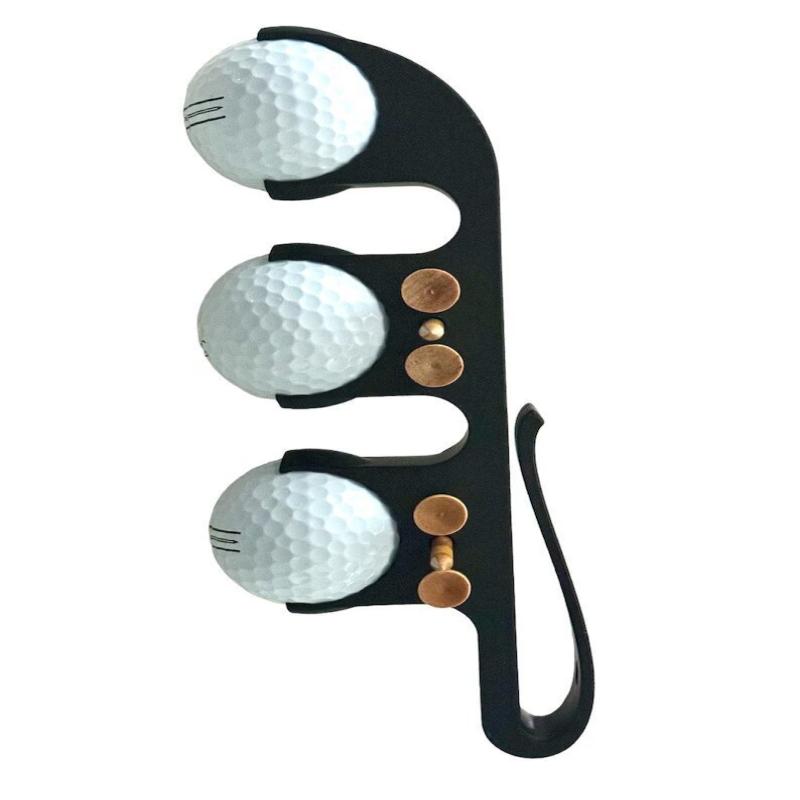 ZZ Golf Ball Belt Holder Golf Tee Belt Clip Organizer Impact-resistant Golf Ball Organizer Belt Clip For Golf Bag Easy Accessory