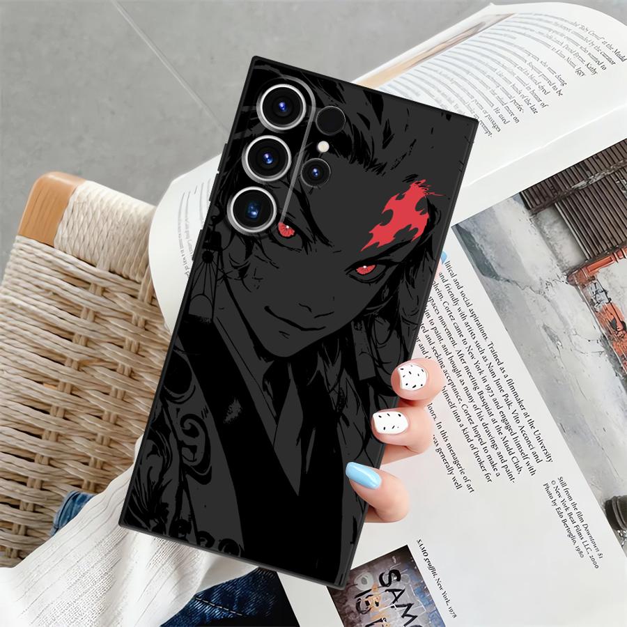 Soft Back Phone Cover Case for Samsung Galaxy S20 S25+ S22 S24+ S25 Ultra S23 FE S24 Plus S9 S21 Hot Demonss Anime Slayers
