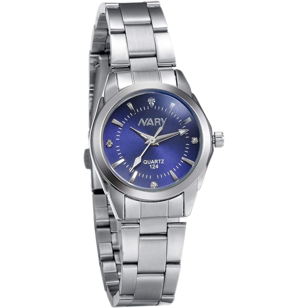 Jewelrywe Women s Analog Fashion Watch Waterproof Blue Color Stylish Accessories
