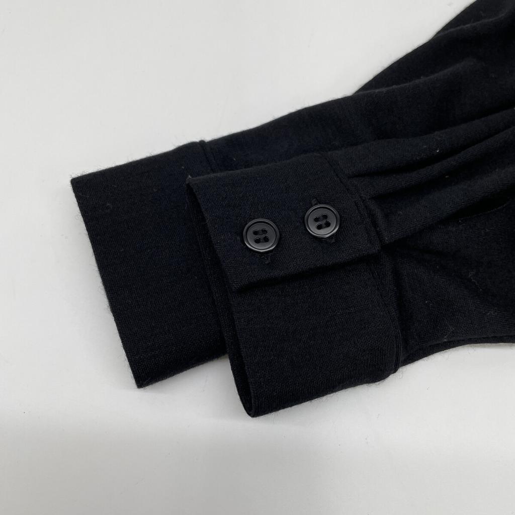 BORDERS At BALCONY BD2021-2K-12 Black Weekend Shirt Dress Maxi Dress Dress 36 blackUsed