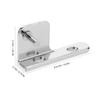 Stainless Steel Commercial Freezer Door Hinge Heavy Duty Refrigerator Hinge for Restaurants Cafes Retail Stores Display Coolers
