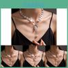 Chic Minimalist Single Layer Baroque Faux Flat Pearl Choker Necklace For Women