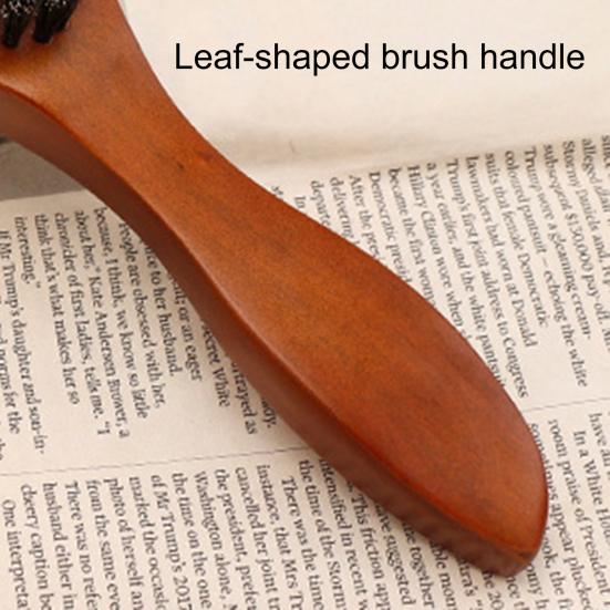 Szczotka do włosów z włosia dzika Krótkie Długie Cienkie Grube Proste Kręcone Włosy Mokre Suche Grzebień z Ergonomicznym Uchwytem Męska Szczotka do Stylizacji Włosów na Olej Głowy Wąsów Brody