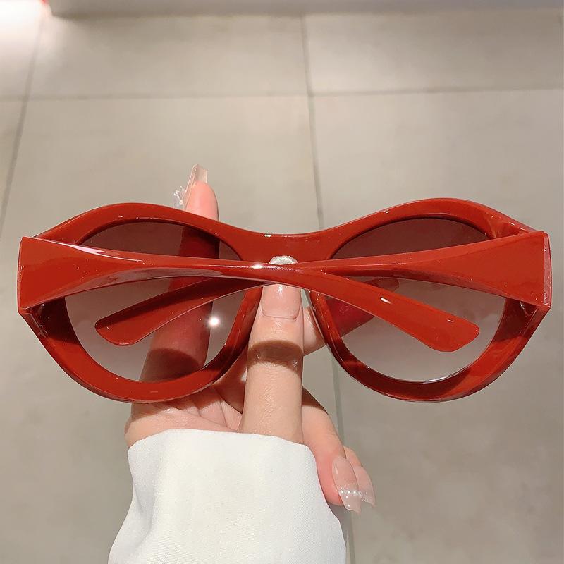 Oversized  Punk Big Frame Vintage Sunglasses Women For Men Luxury Brand Designer Sun Glasses Popular Fashion Future Shades Uv