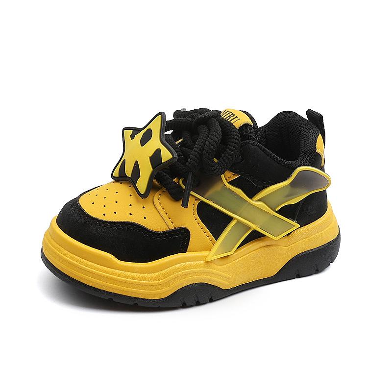 Kinder Sportschuhe 2025 Herbst neue Jungen Schul Freizeitschuhe Baby weiche Sohle Einzel Schuhe Trend Mädchen Brotschuhe