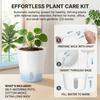 Self Watering Succulent Planter Box Dry Wet Separation Design White Plastic