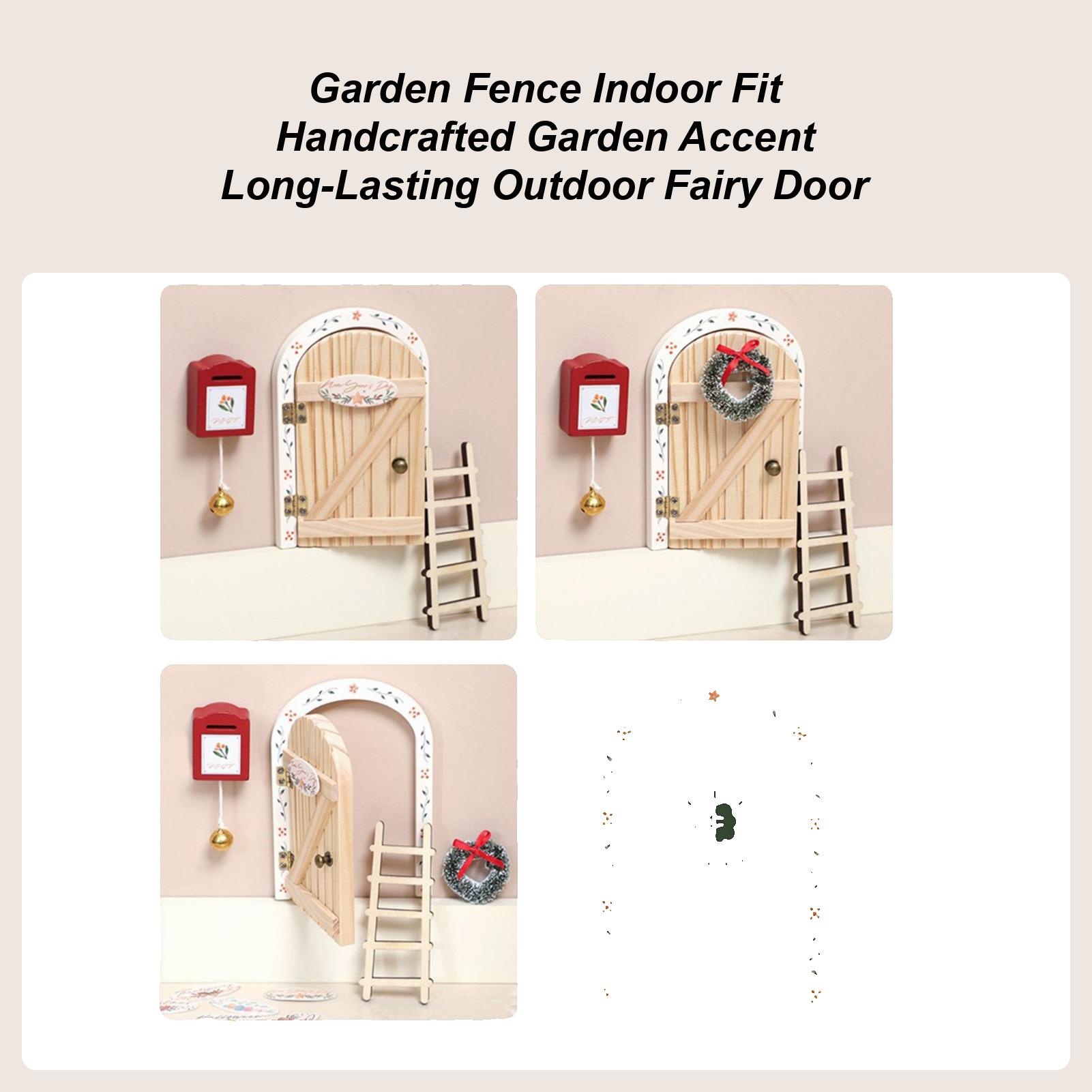 

Fairy Door Christmas Miniature Home Decor Small Garden Ornament Doll House Kit For Playroom Living Room Classroom Table Shelf China Mainland