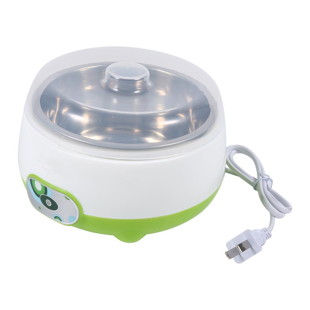 1L Electric Automatic Stainless Steel Yogurt Maker Machine DIY Yoghourt Container Green