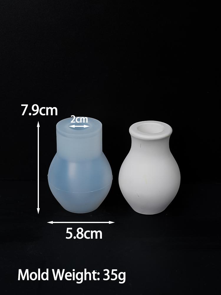 Ceramics Vase Silicone Mold Nordic Style Concrete Handmade Candlestick Casting Tools DIY Flowerpot Cement Resin Molds Home Decor