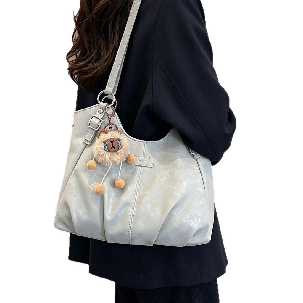 Autumn New Fashion Popular Simple Korean Version Portable Small Square Bag Women Commute To Work Versatile Shoulder Bag
